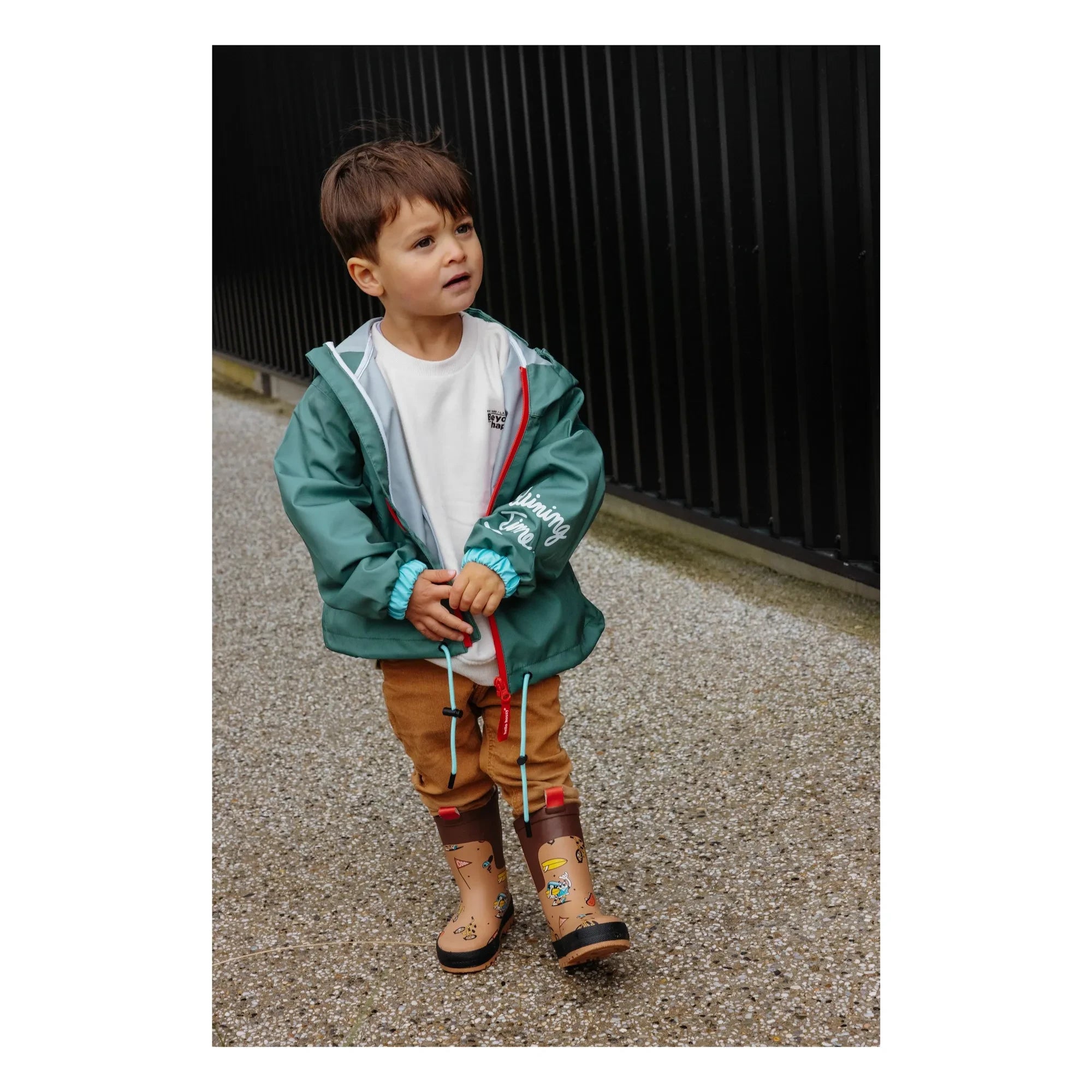 Hello Hossy - Wasserdichte Jacke | Grün