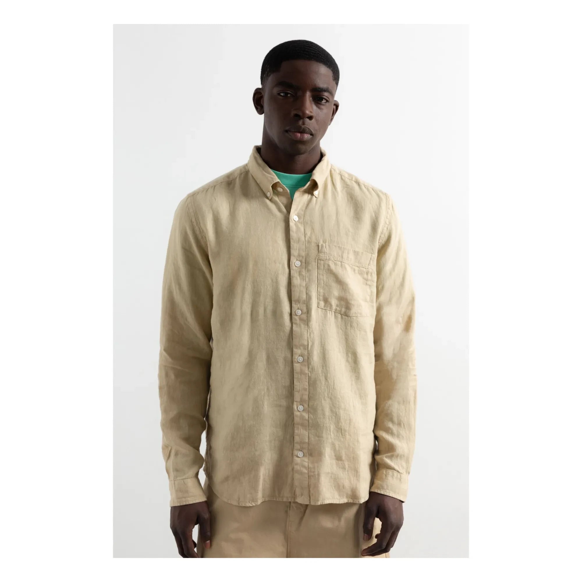 Edmmond Studios - Leinenhemd | Beige