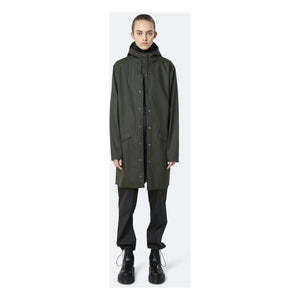 Rains – Unisex Langer wasserdichter gewachster Mantel | Grün