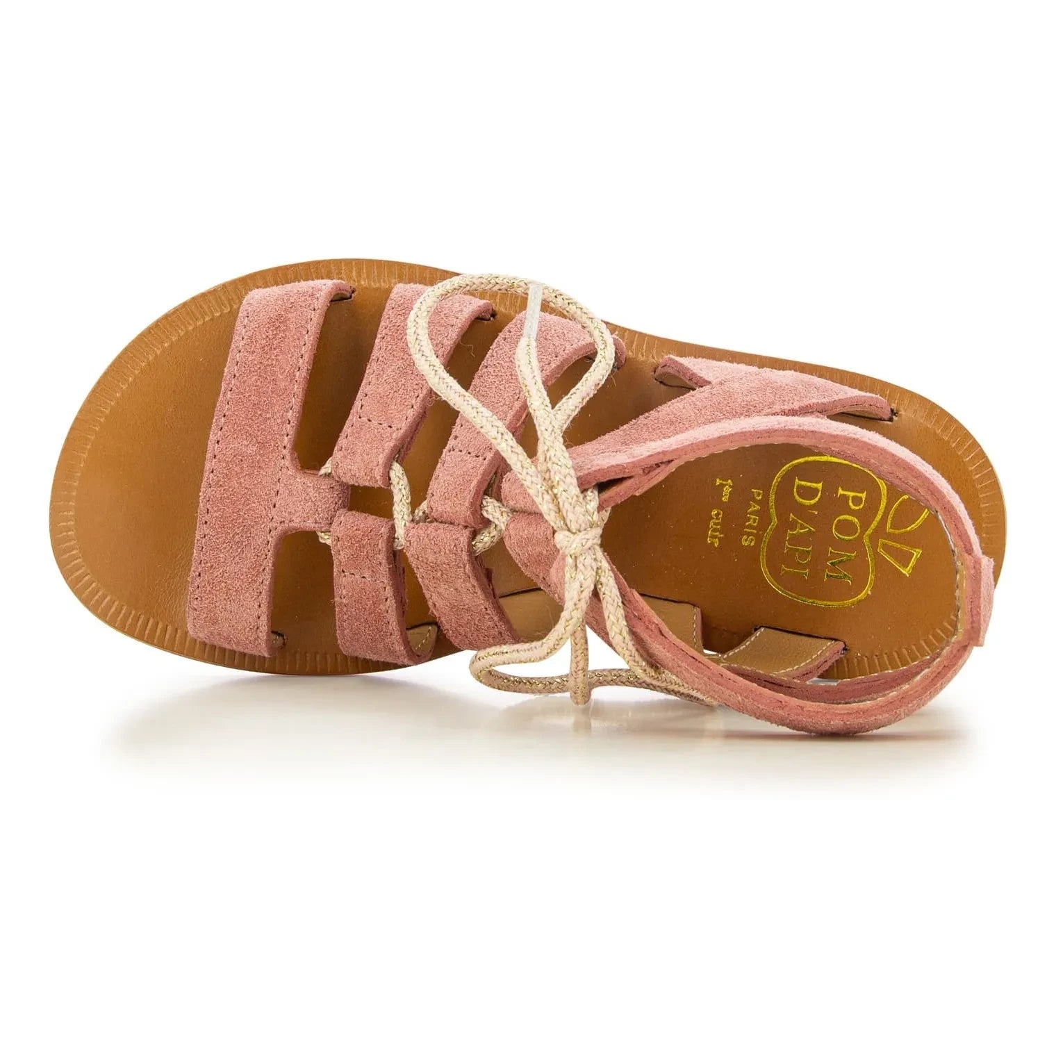 Pom d'Api - Plagette Guily Kemerli sandaletler | Toz Pembe