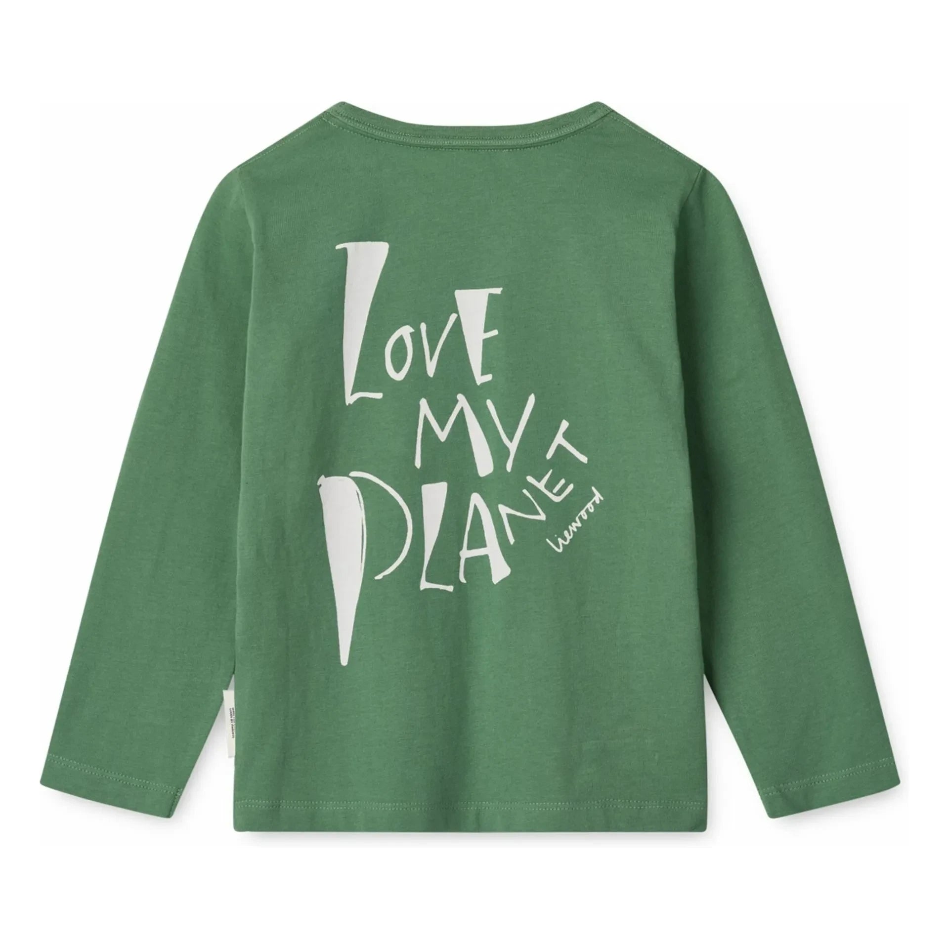 Liewood - Apia Love My Planet T-Shirt aus Bio-Baumwolle | Grün