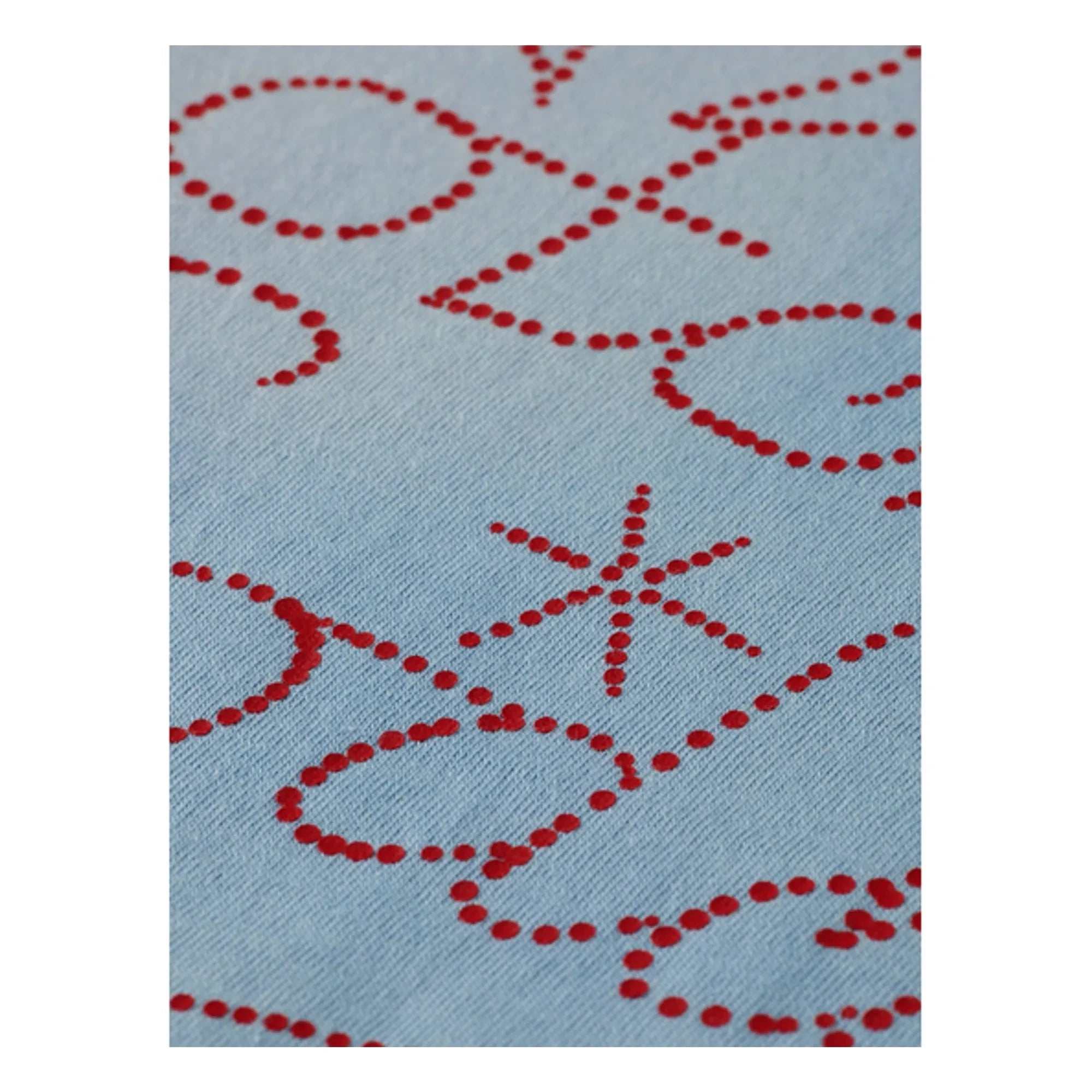 Scotch & Soda – T-Shirt aus gewaschener Bio-Baumwolle mit Artwork | Hellblau