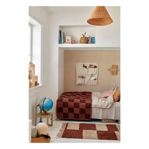Ferm Living Kids - Wandaufbewahrung aus Baumwolle | Weiß