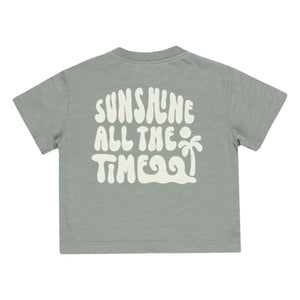 Rylee + Cru - Palm T-Shirt | Salbei