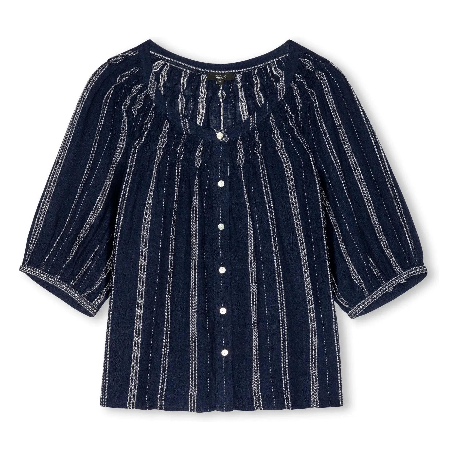 Rails - Gestreifte Bluse Rix | Marineblau