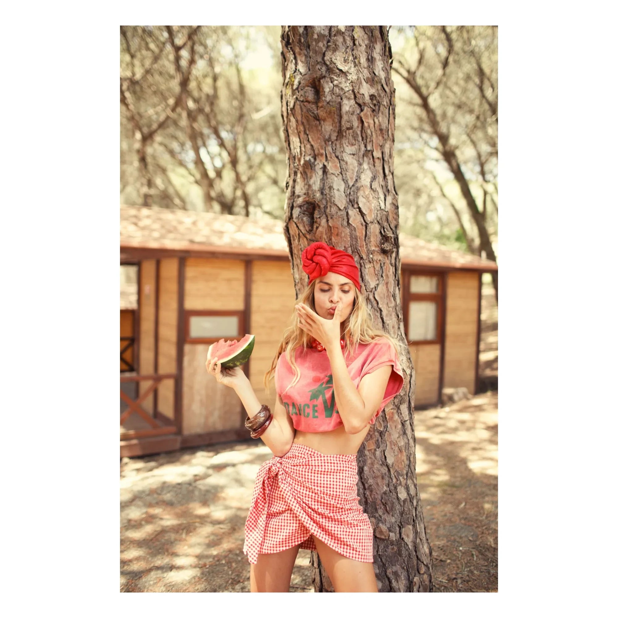 Sisters Department – Francesca Baumwoll-T-Shirt | Rosa