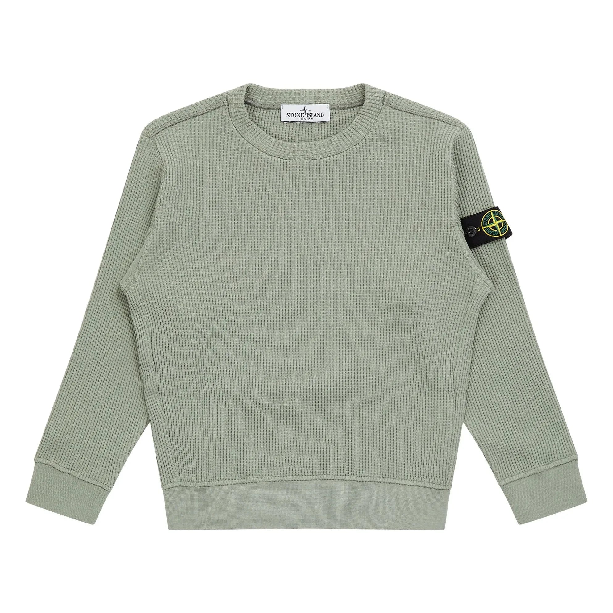 Stone Island - Logo-Pullover | Grün