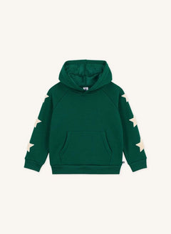 Petit Bateau - Grüner Stars Hoodie