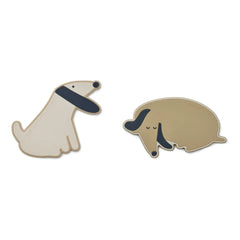 Liewood - Gia Silikon-Beißringe - 2er-Set | Beige