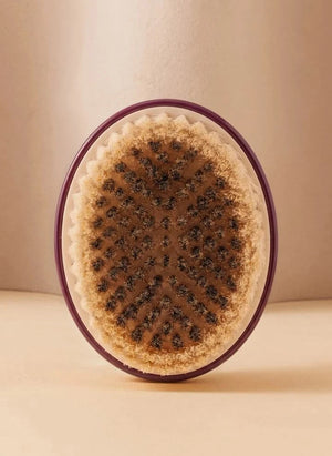 La Bonne Brosse - Die Talm Körperbürste x La Bonne Brosse Nr. 01 - Für empfindliche Haut | Aubergine