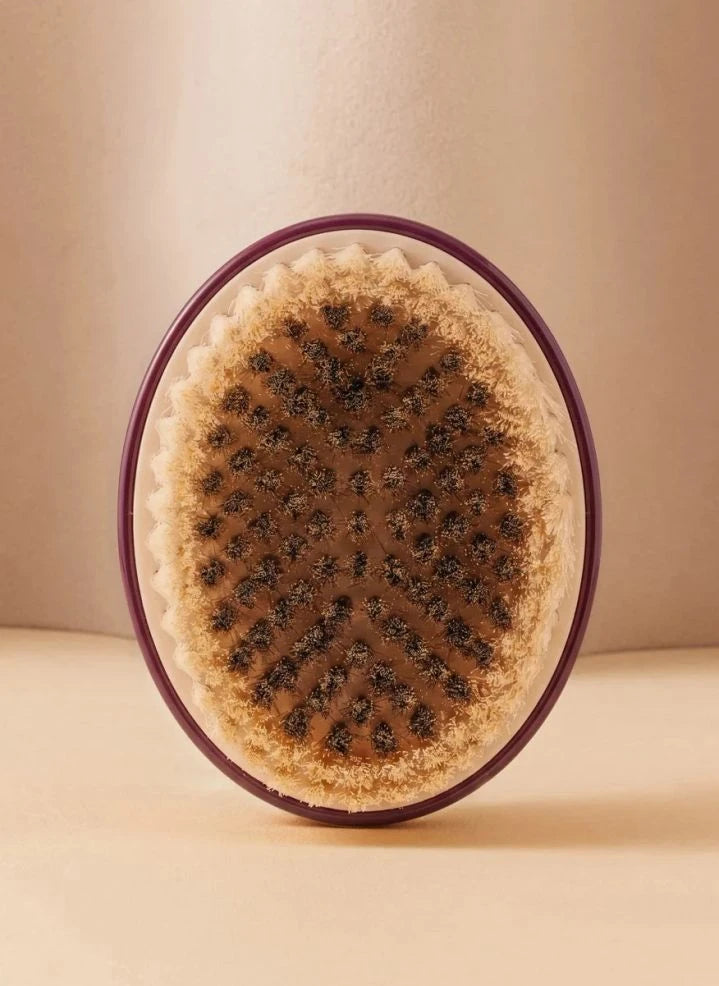 La Bonne Brosse - Die Talm Körperbürste x La Bonne Brosse Nr. 01 - Für empfindliche Haut | Aubergine