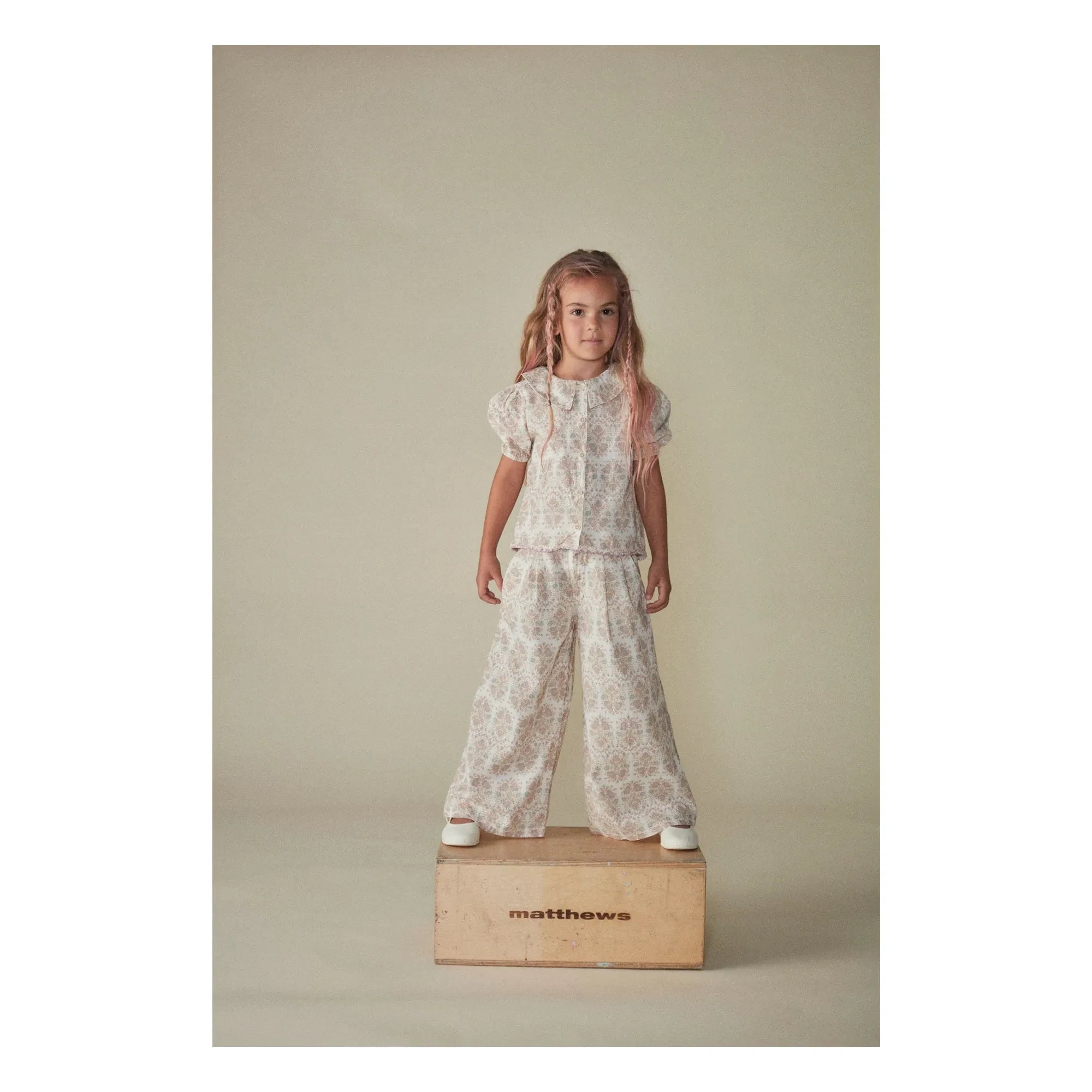 Coco au Lait - Geblümte Bluse Bio-Baumwolle | Ecru