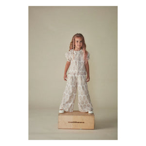 Coco au Lait - Geblümte Bluse Bio-Baumwolle | Ecru