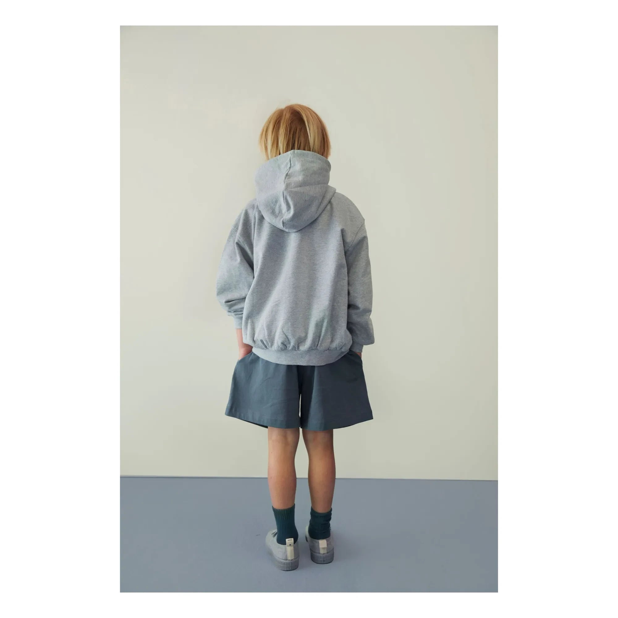 Gray Label - Reißverschluss-Sweatshirt aus Bio-Baumwolle | Grau meliert