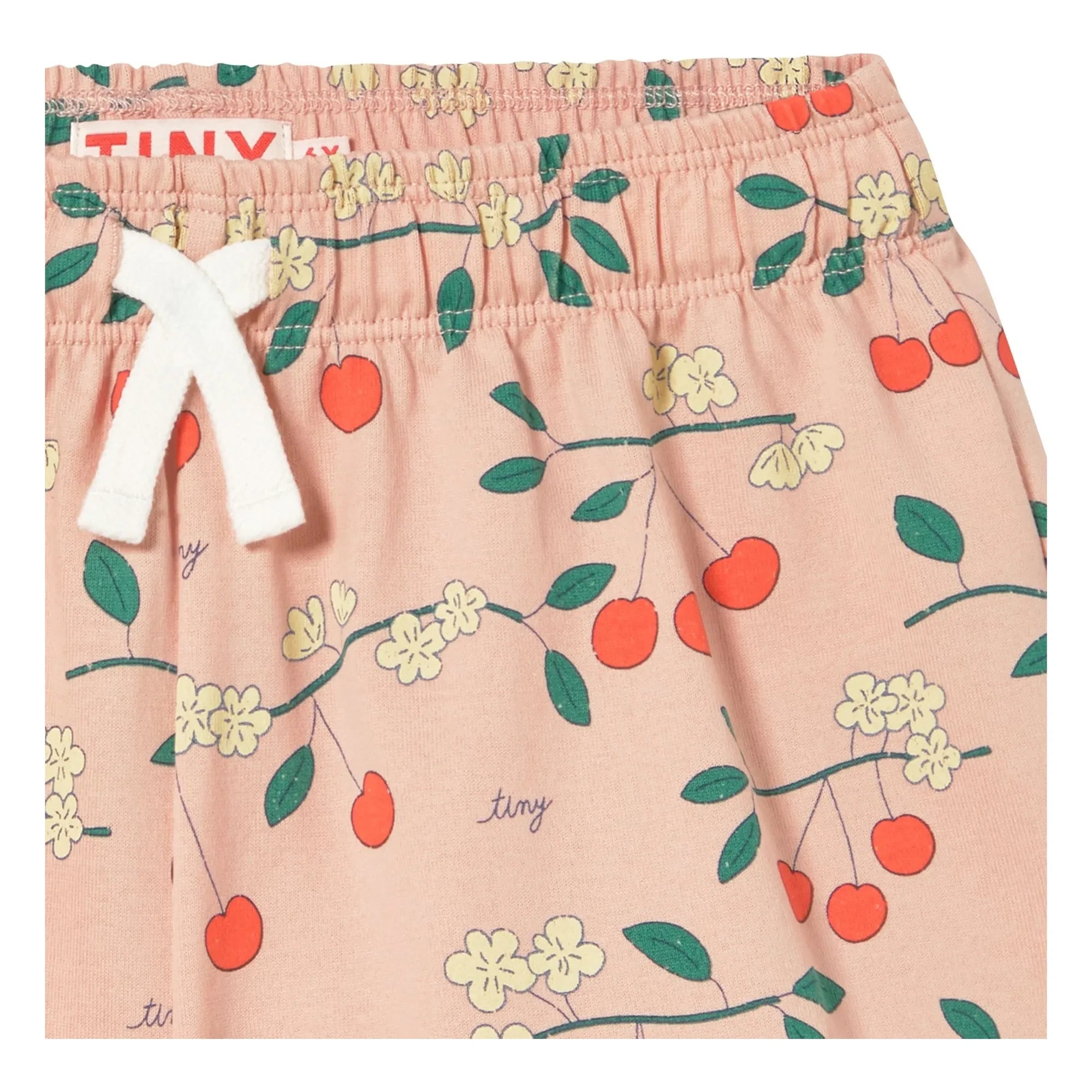 Tinycottons - Cerises Bio-Baumwoll-Shorts | Rosa