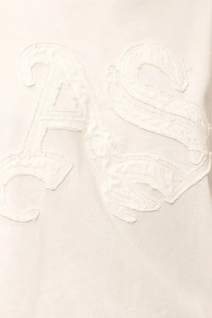AllSaints Damen-Baumwoll-T-Shirt INSIGNIA