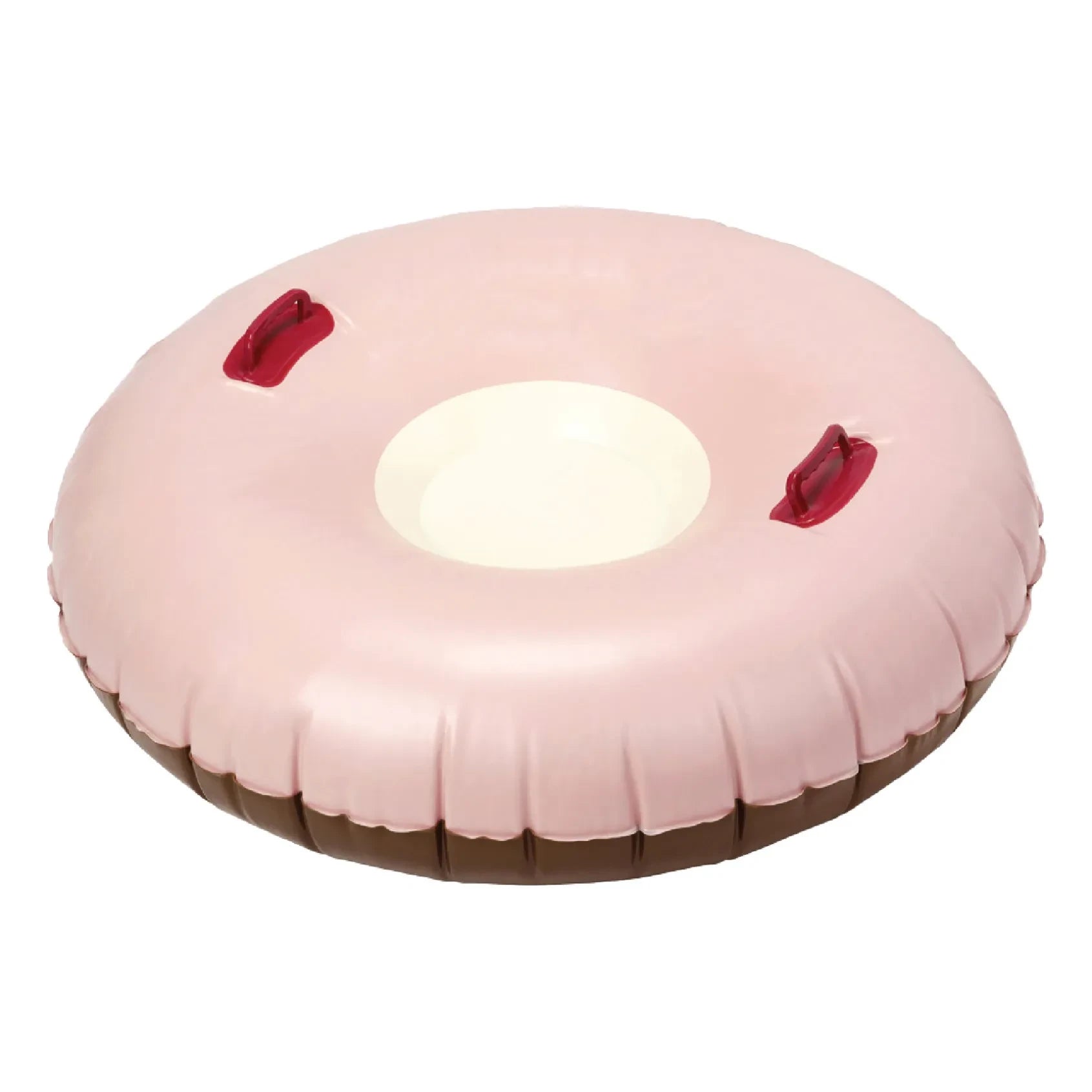Petites Pommes - Aufblasbarer Schlitten | Pink/Braun