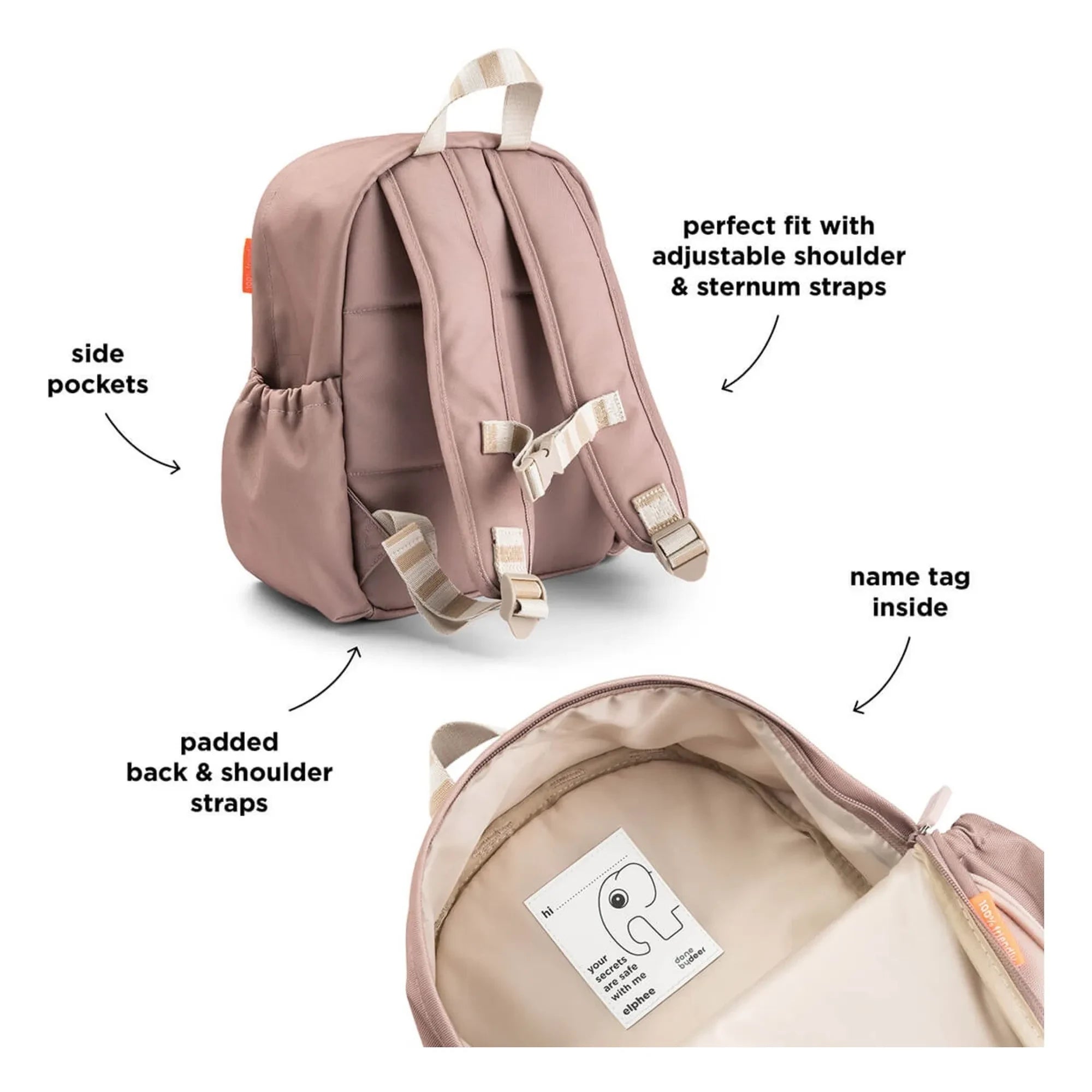 Done by deer - Tiny Farm Rucksack | Rosa