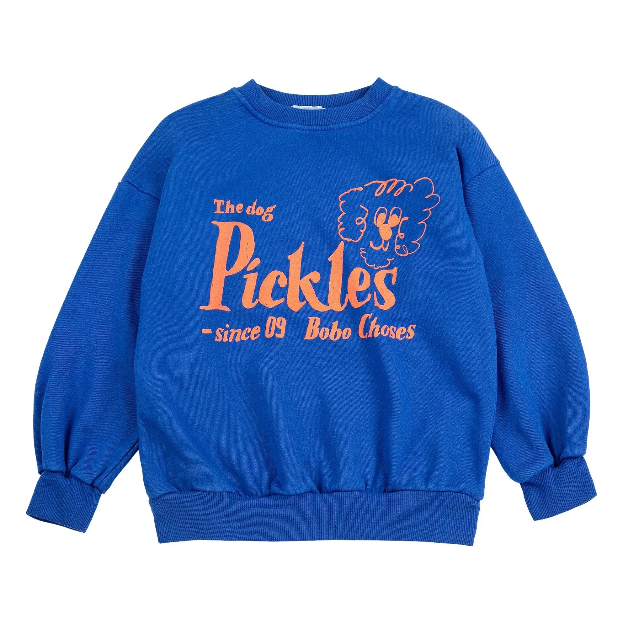 Bobo Choses - The Dog Pickles Sweatshirt aus Bio-Baumwolle | Königsblau