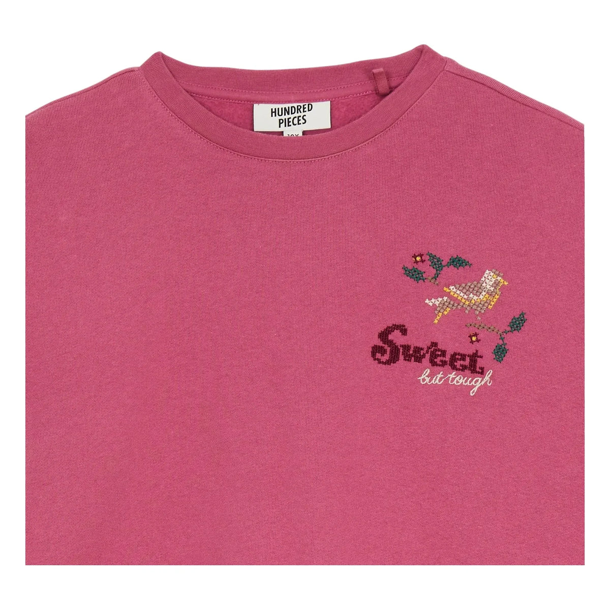 Hundred Pieces - Briona Birds Elbise | Toz Pembe