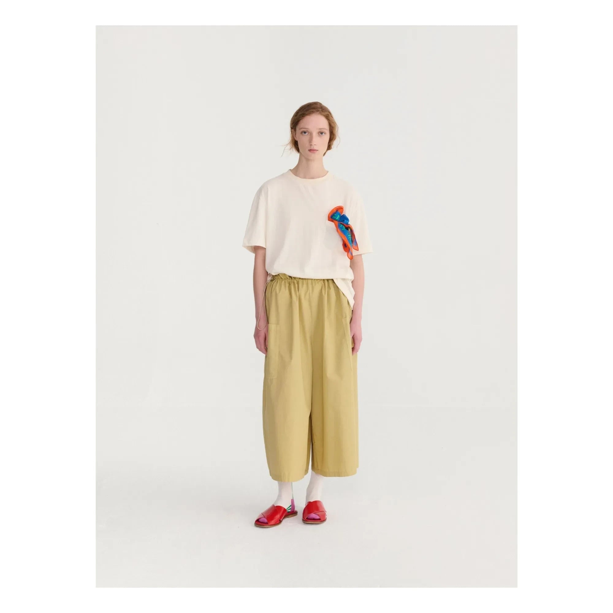 Bobo Choses - Hose aus Bio-Baumwolle mit Paper-Touch | Beige