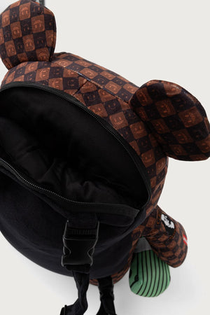 Sprayground - Braune Rucksack mit Haien in Paris 910B9308NSZ