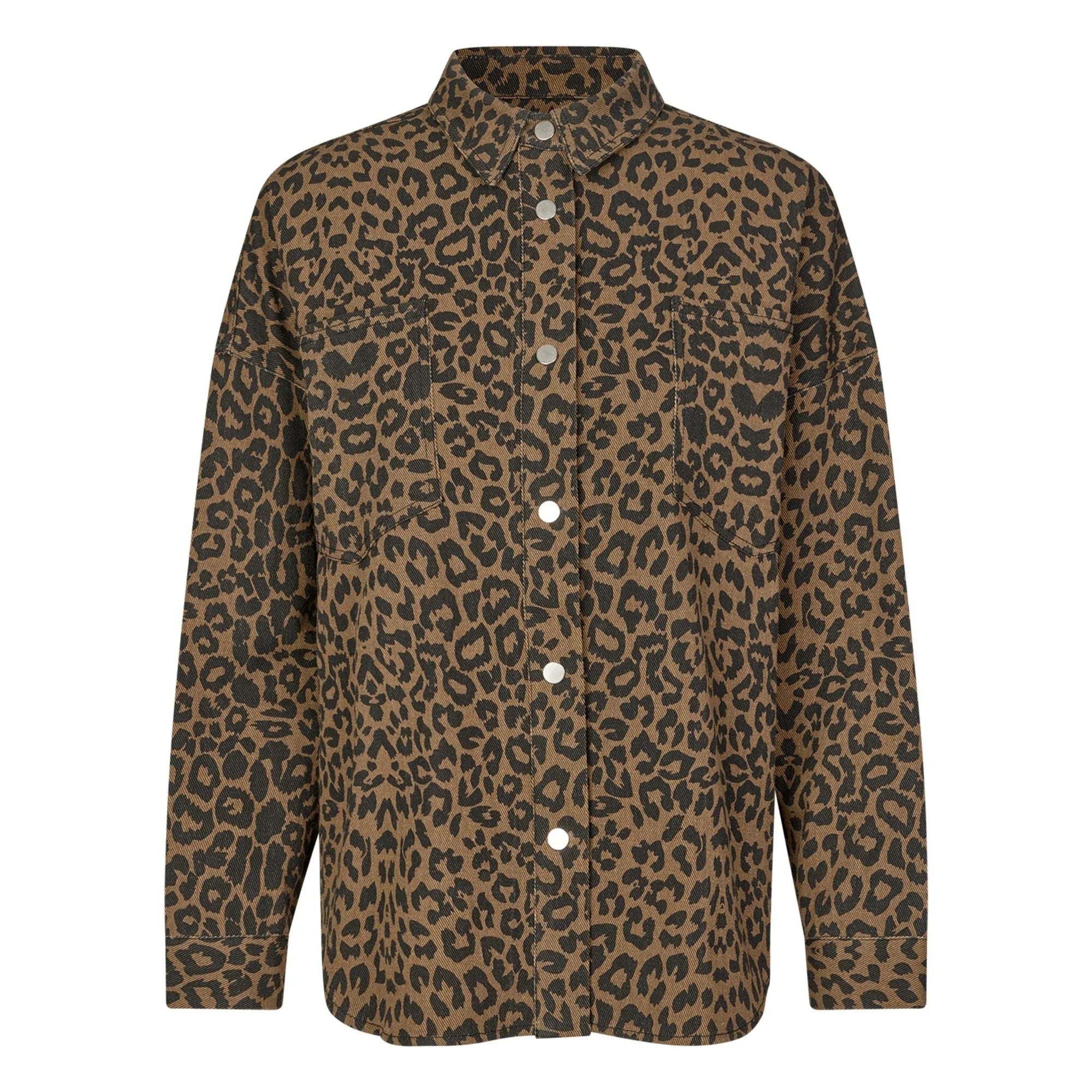 Lollys Laundry - Veida Leopar Overshirt | Kahverengi