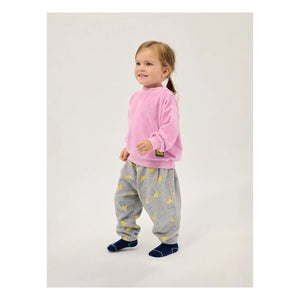 Bobo Choses - Jogger saucers Bio-Baumwolle Baby | Meliertes Grau