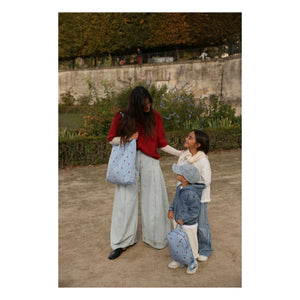 Studio Noos - Puffy Hearts Mama Tasche | Hellblau