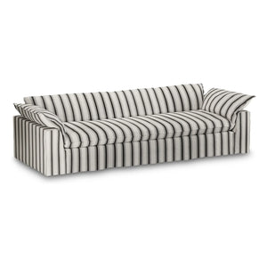 HKliving - Nomad 4-Sitzer Sofa gestreift | Kreide