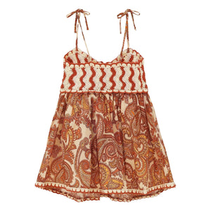 Zimmermann - Patience Paisley Kleid | Braun