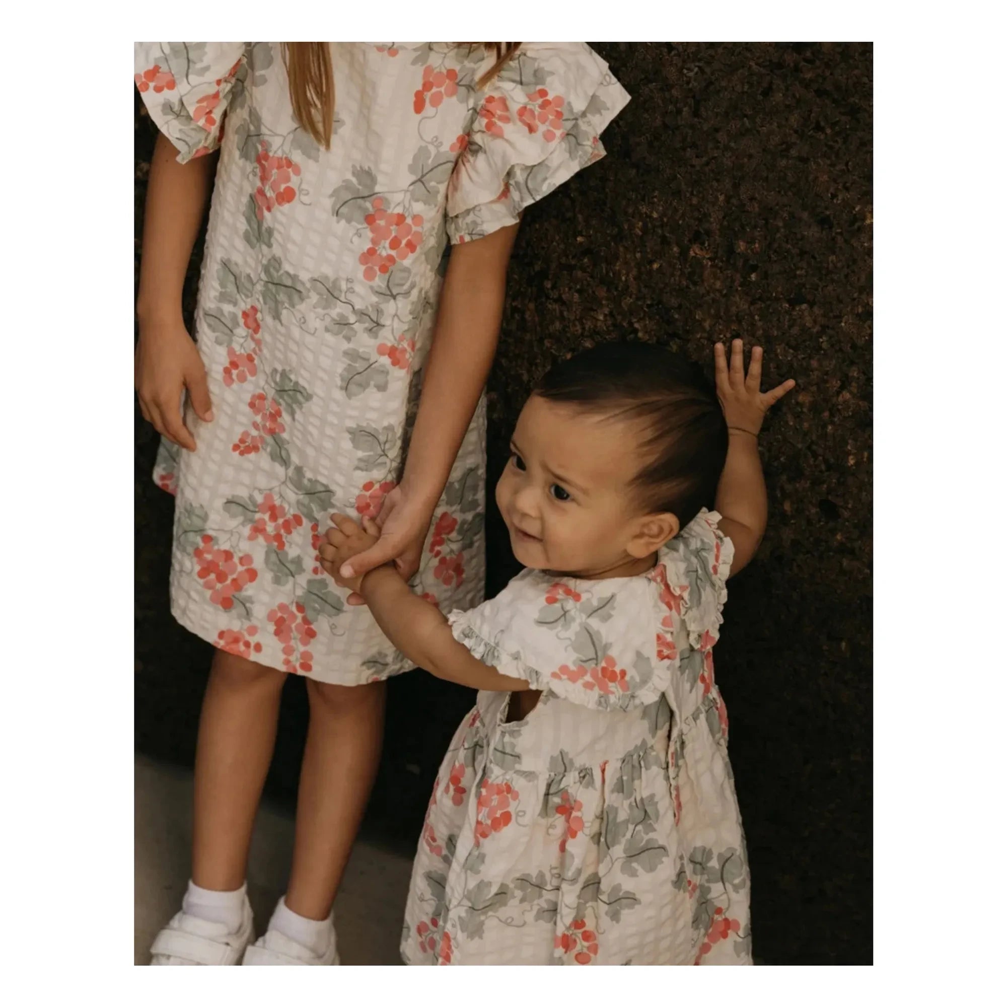 garbo&friends - Kleid mit Crinkle-Textur | Ecru