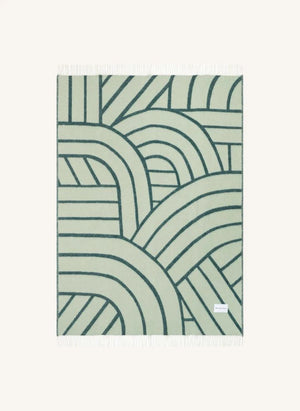 Maison Deux - Lines Wolldecke | Salbei