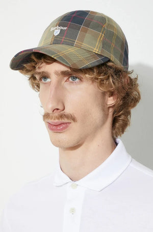 Barbour Tartan Sports Cap Pamuklu Vizörlü Şapka