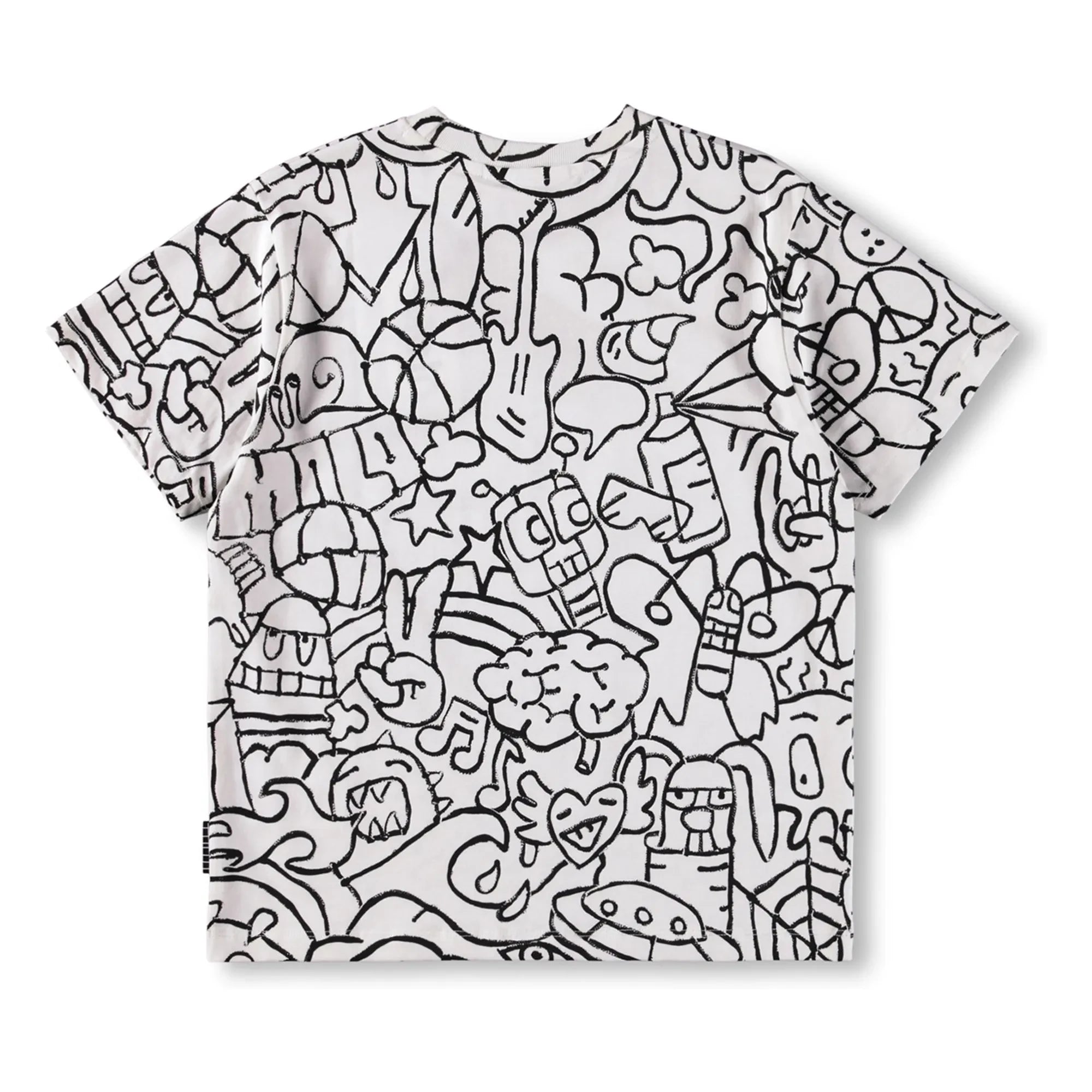 Molo - Rodney Doodles T-Shirt aus Bio-Baumwolle | Weiß