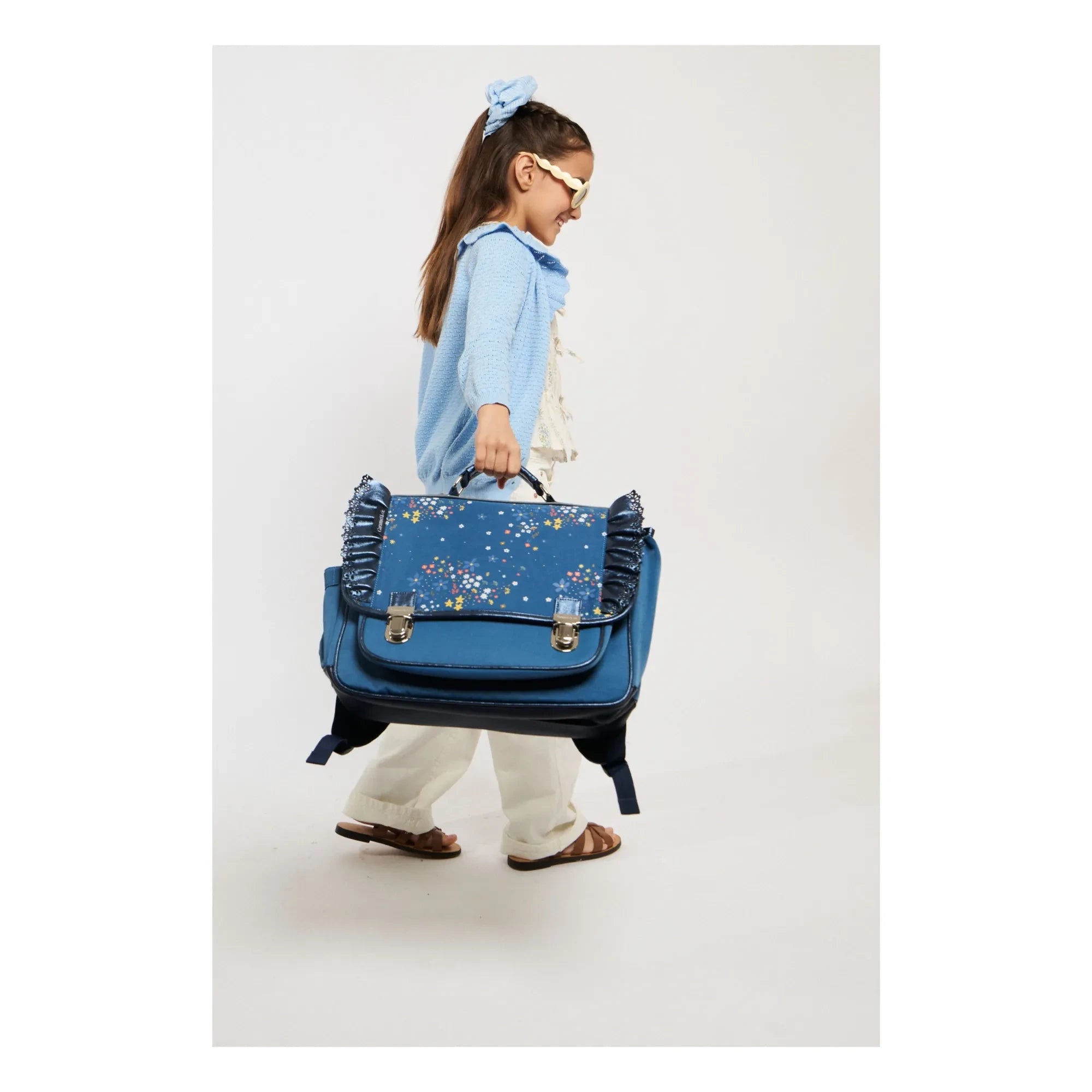 Caramel & Cie – Stella Rüschentasche | Marineblau