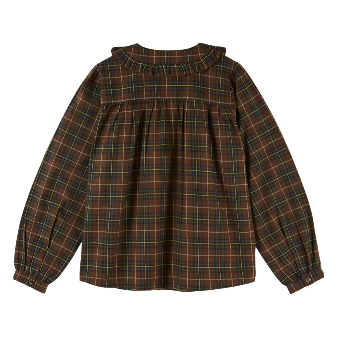 Emile et Ida - Eboto Flanel Bluz | Kahverengi