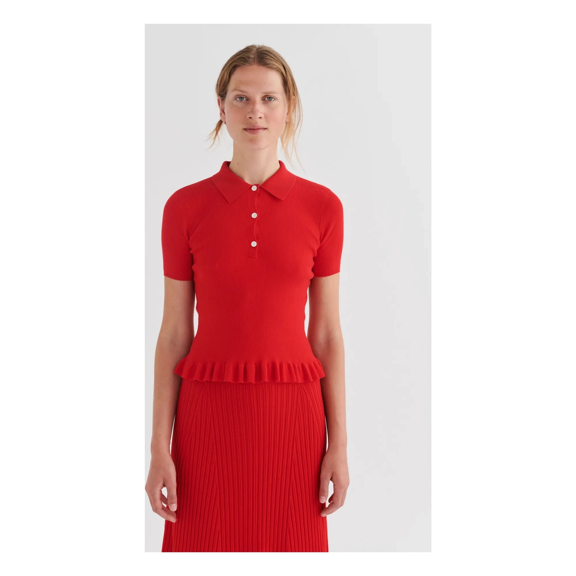 FUB - Polo Rib | Rot