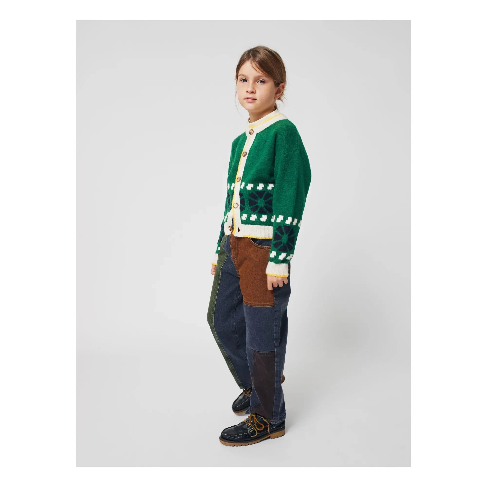 Bobo Choses - Bio-Baumwoll-Yoke-Jeans | Grau