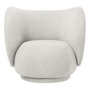 Ferm Living - Rico Sofa mit Bouclé-Bezug | Creme