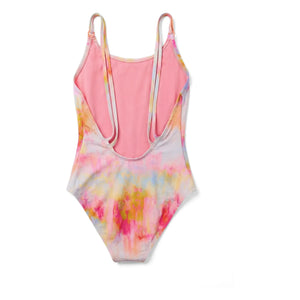 Lison Paris - 1-teiliger Badeanzug Daiquiri Batik Muster aus recycelten Fasern | Rosa