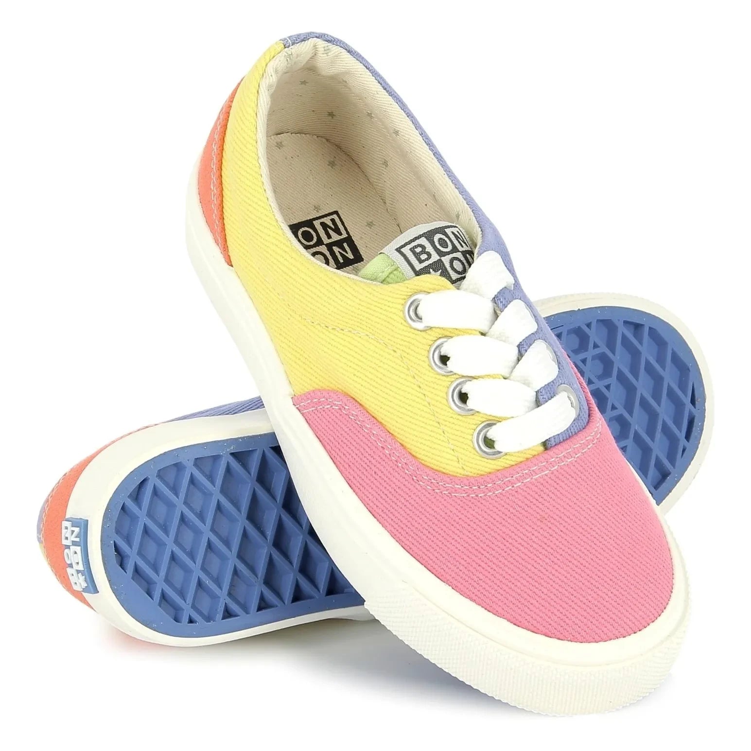Bonton - Elastische Schnürsenkel-Sneaker | Candy Pink