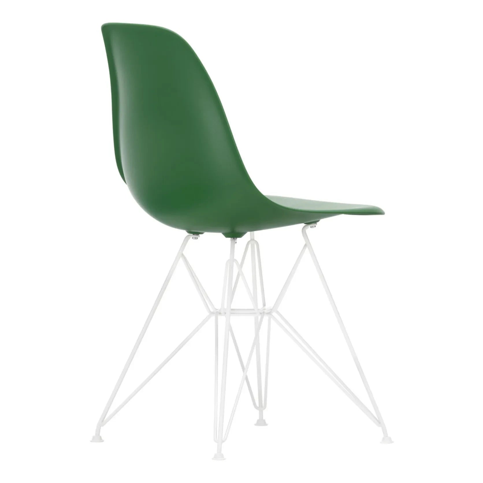 Vitra - DSR Plastic Chair - Gestell Ahorn - Charles & Ray Eames | Smaragd