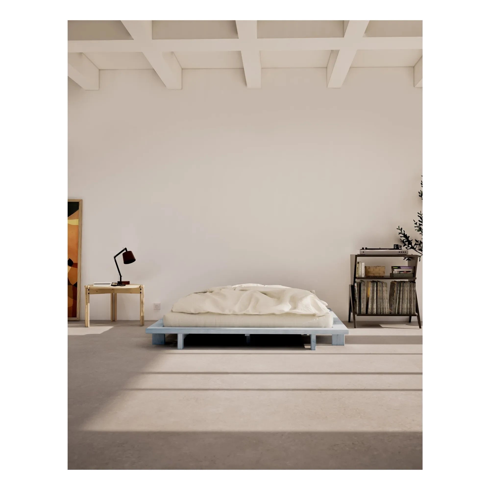 Karup Design - Japanisches Holzbett | Hellblau