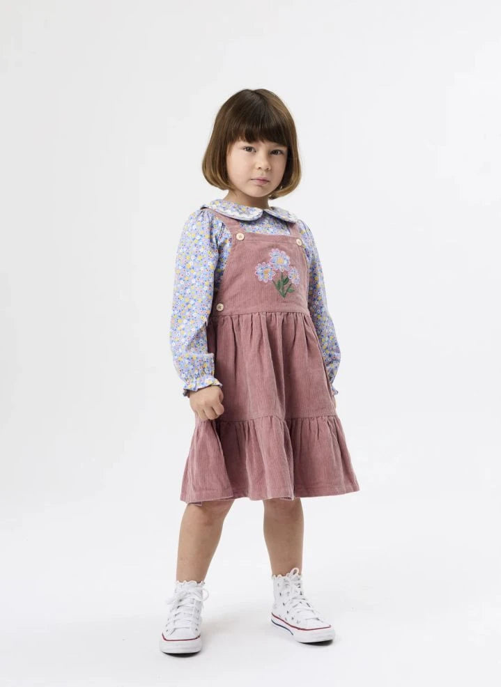 Goldie + Ace - Staubrosa geblümter Jumpsuit