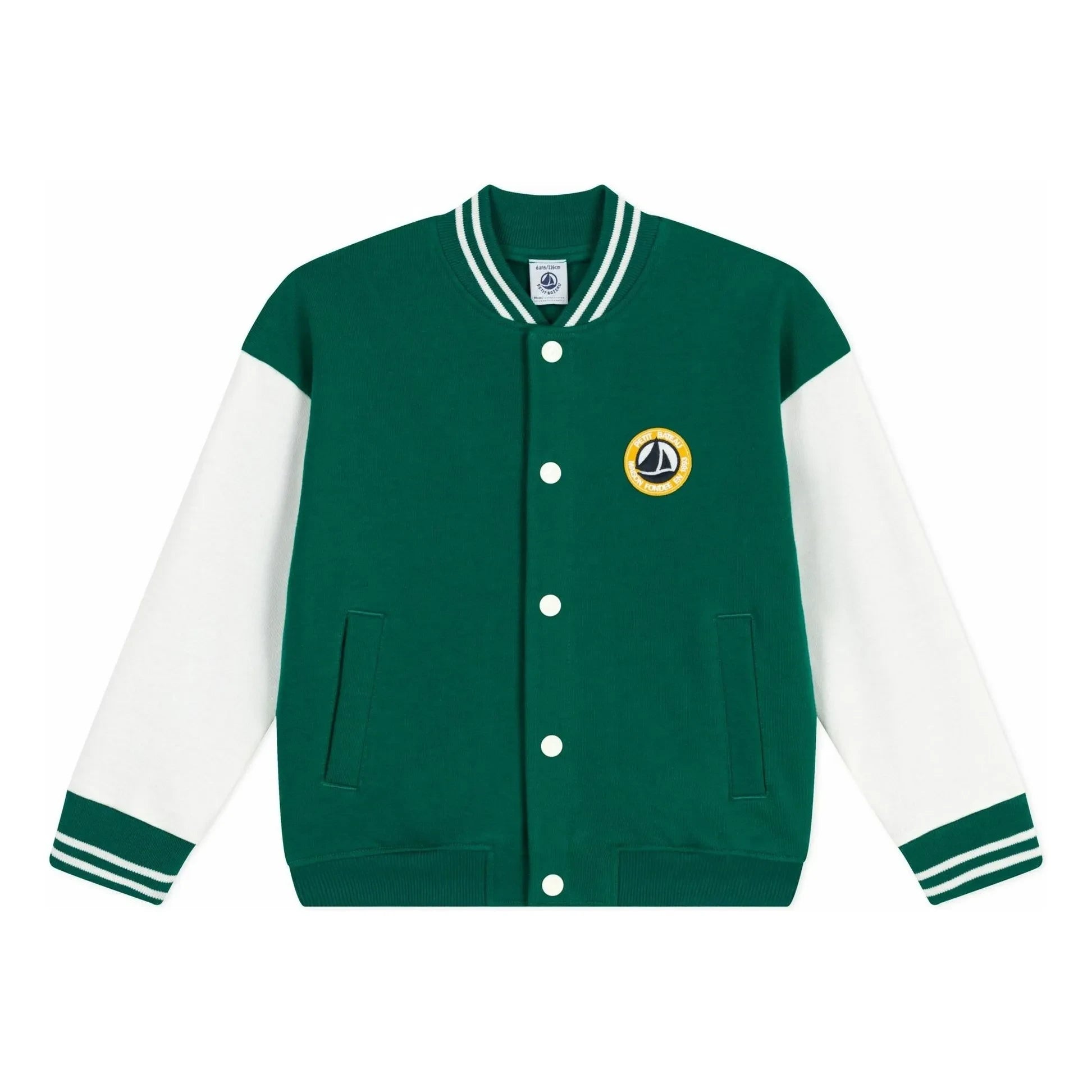 Petit Bateau - Teddyjacke | Chromgrün