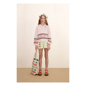 Tinycottons - Polo Kirsche gestrickt | Rosa