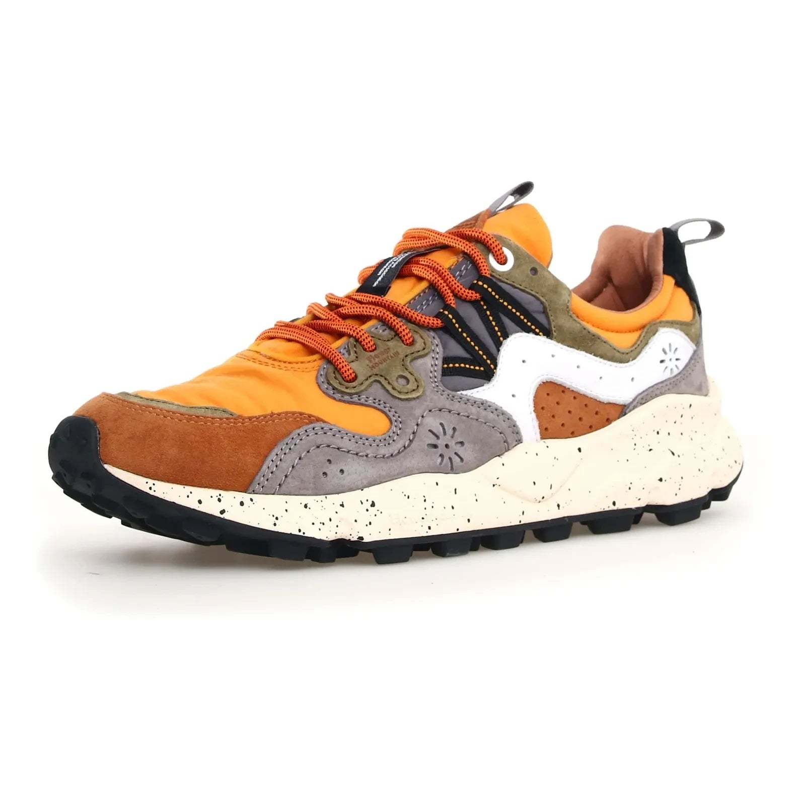 Flower Mountain - Yamano 3 Wildleder und Nylon Sneaker | Senf