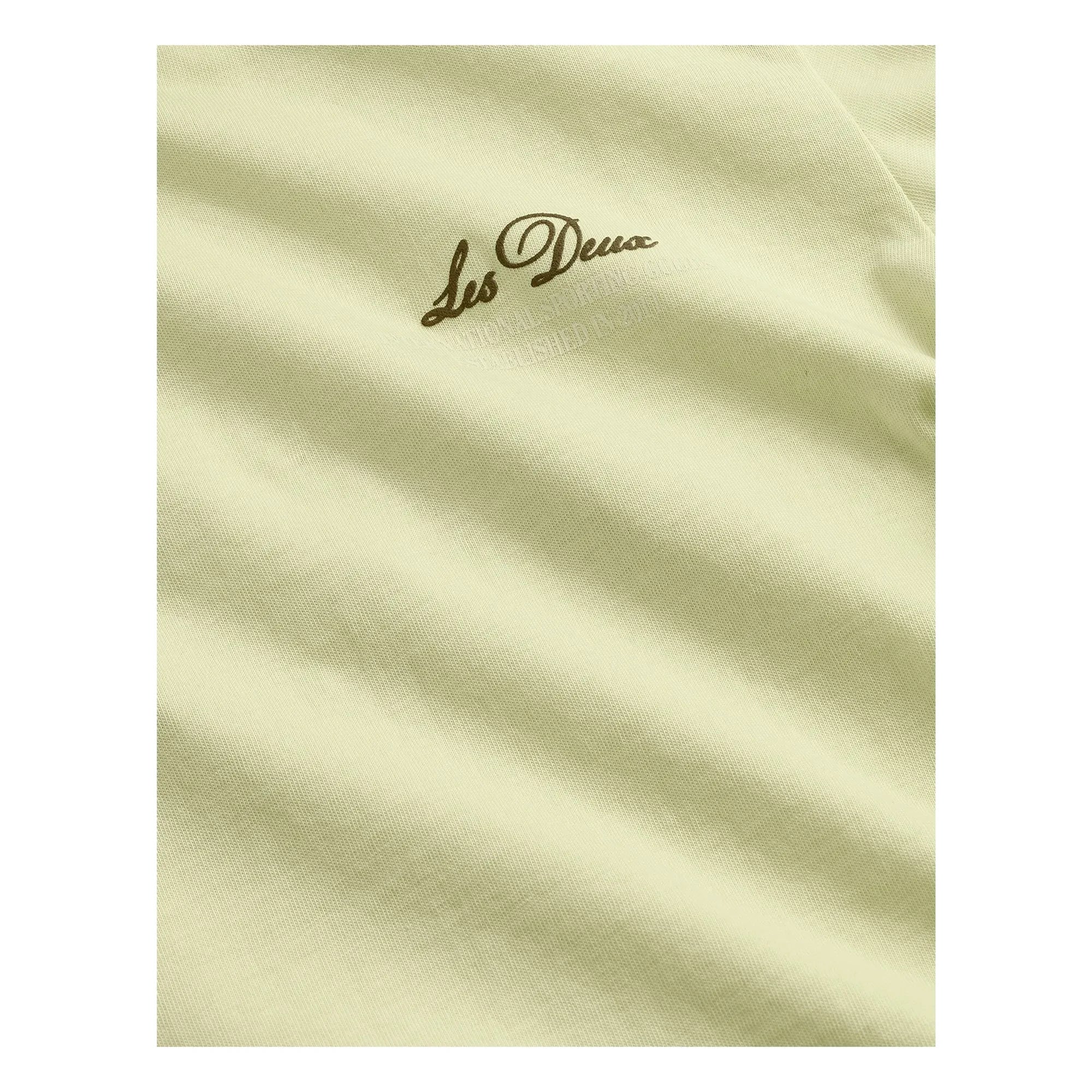 Les Deux - Globe Les Deux T-Shirt aus Bio-Baumwolle | Gelb