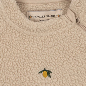 Konges Sløjd - Safa Geri Dönüştürülmüş Elyaf Sherpa Tulum | Bej